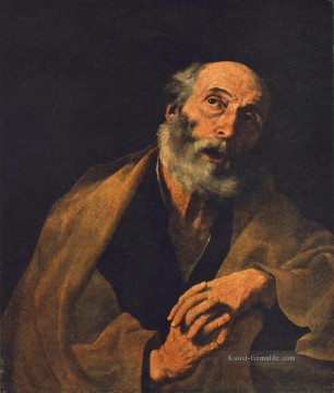 st sebastian Ölbilder verkaufen - St Peter Tenebrism Jusepe de Ribera